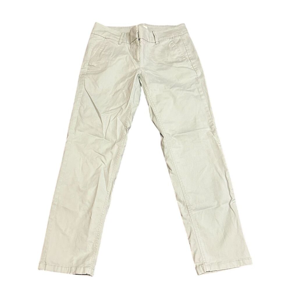 LOFT Women's Chino Pants Size 4 Light‎ Mint Green Straight Leg Casual